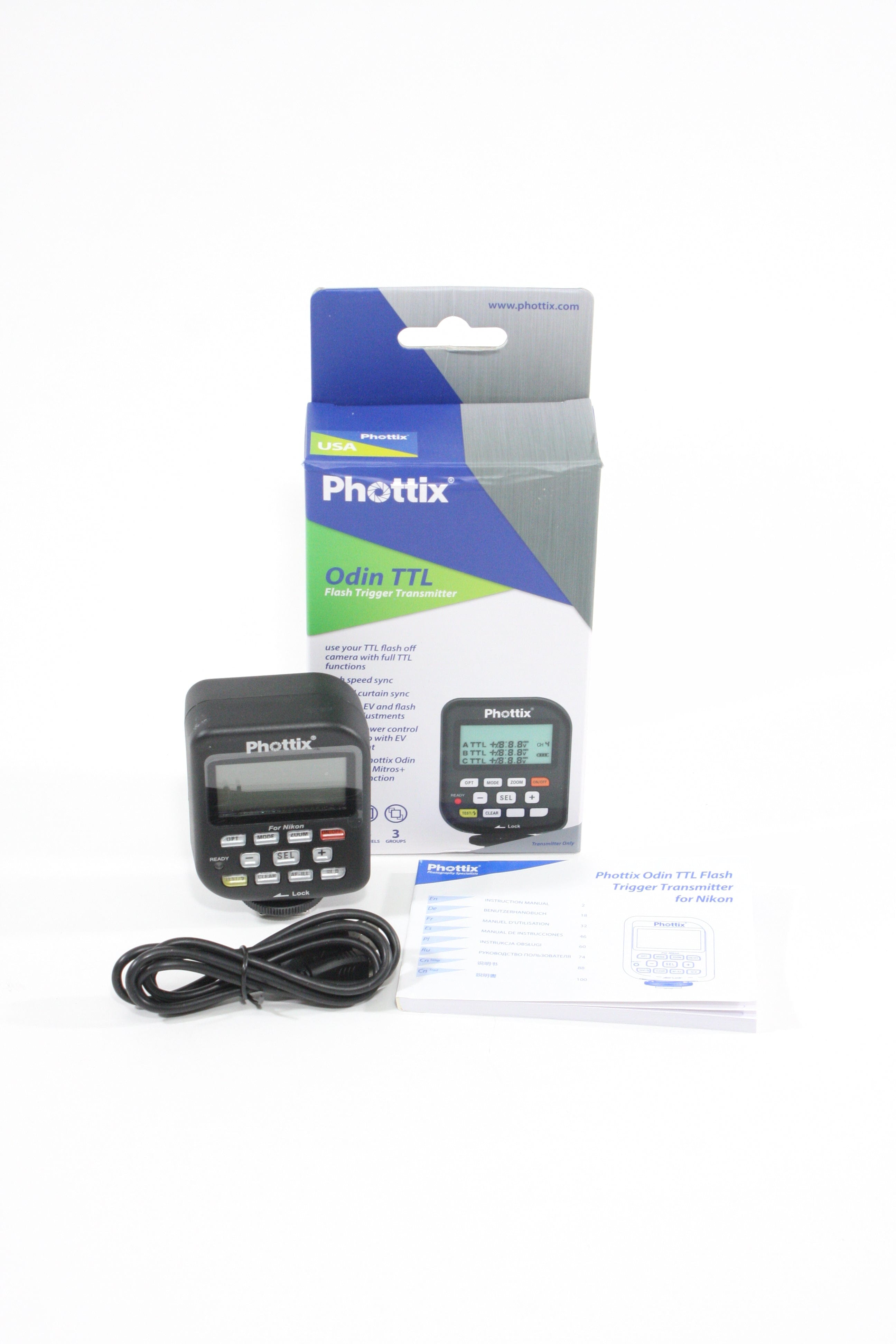 Phottix Odin TTL Wireless Trigger Transmitter for Nikon – Camera Exchange