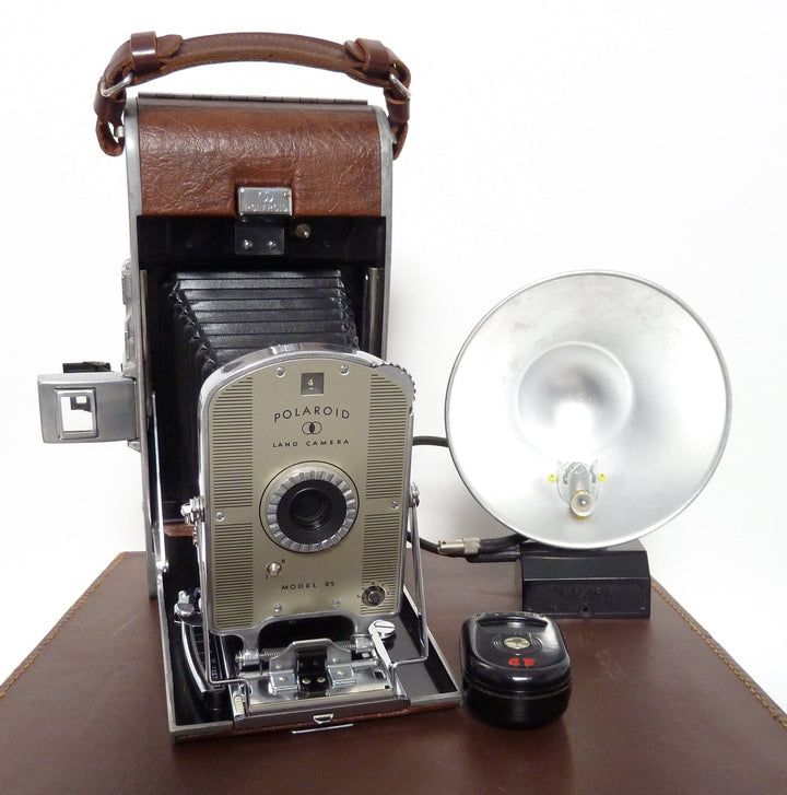 Polaroid Land Camera 95 with Flash-Meter and Case Instant Cameras - Polaroid, Fuji Etc. Polaroid POLM95