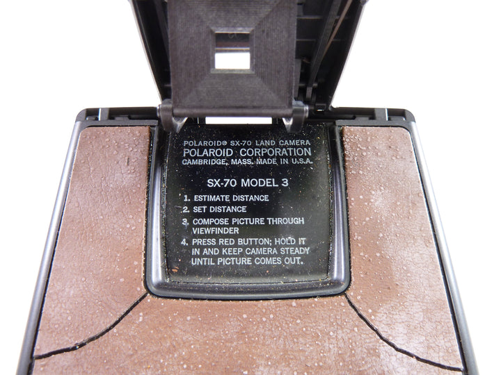 Polaroid SX-70 Land Camera Model 3 for  Parts or Repair Only Instant Cameras - Polaroid, Fuji Etc. Polaroid H505AG