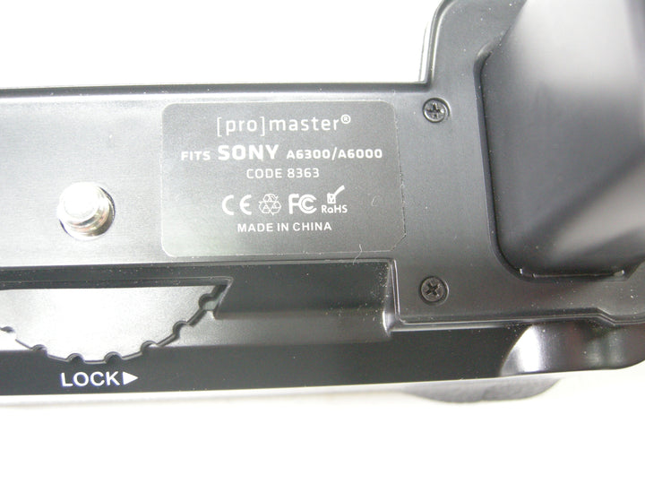 Promaster Battery Grip for Sony a6000/a6300 Grips, Brackets and Winders Promaster 12080232