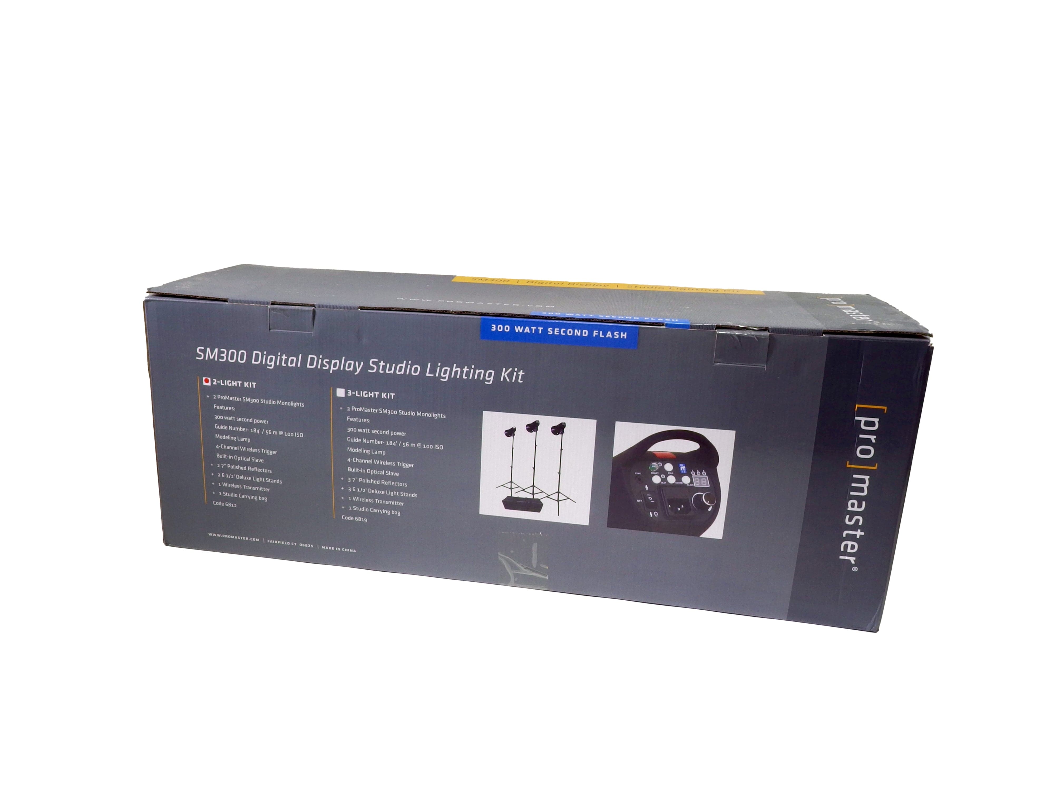 Promaster SM300 300WS 2 Light Studio Kit – Camera Exchange