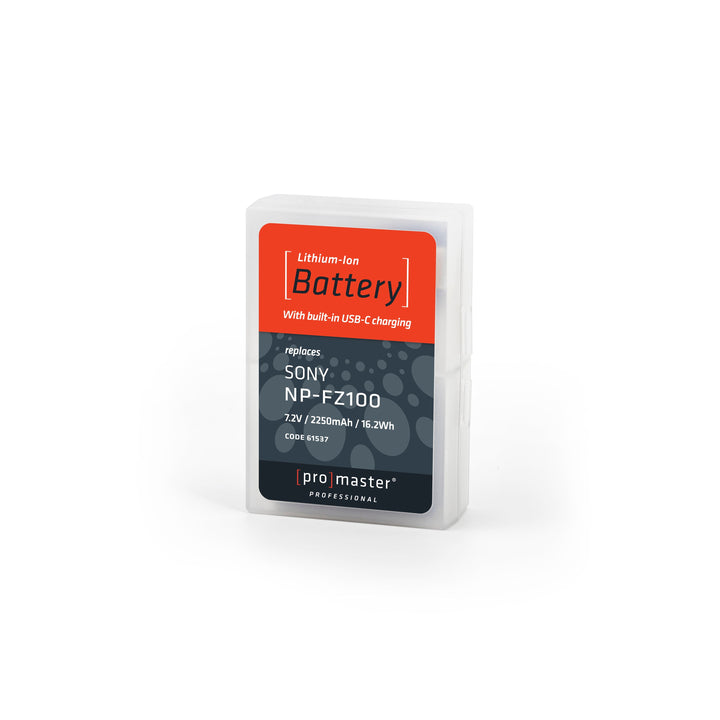 Promaster USB-C Battery for use as Sony NP-FZ100 Batteries - Digital Camera Batteries Promaster PRO61537