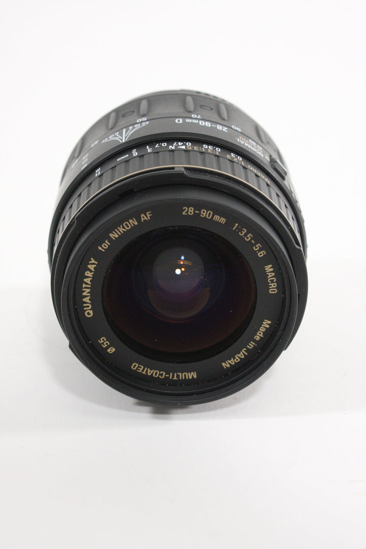 Quantaray 28-90mm f/3.5-5.6 for Nikon F AF Lenses Small Format - Nikon AF Mount Lenses - Nikon AF Full Frame Lenses Quantaray 1066366