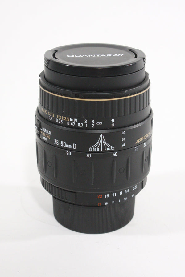 Quantaray 28-90mm f/3.5-5.6 for Nikon F AF Lenses Small Format - Nikon AF Mount Lenses - Nikon AF Full Frame Lenses Quantaray 1066366