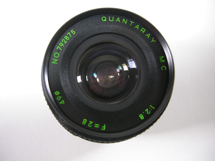 Quantaray MC 28mm f2.8 Nikon F Mt. Lenses Small Format - Nikon F Mount Lenses Manual Focus Quantaray 792875