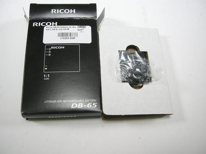Ricoh DB-65 Battery for the GR I, GR II, and GR III Batteries - Digital Camera Batteries Ricoh 174583 EDP