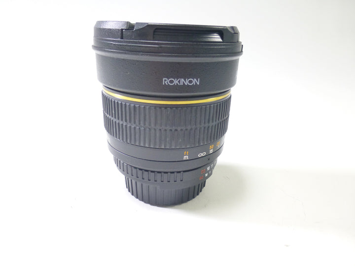 Rokinon 85mm f/1.4 AS IF UMC AIS for Nikon F Lenses - Small Format - Nikon F Mount Lenses Manual Focus Rokinon 1B00131