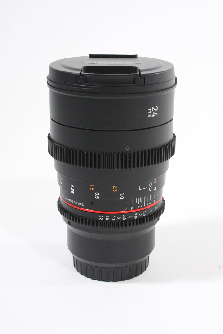 Rokinon Cine DSX 24mm T/1.5 Full Frame for Fuji X Lenses Small Format - Fuji X Mount Manual Focus Rokinon DIP27536