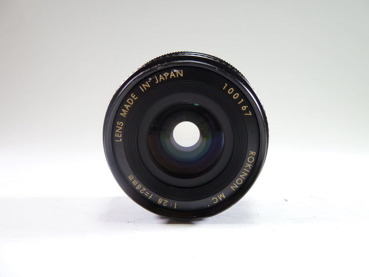 Rokinon MC 28mm f/2.8 for Canon FD Mount Lenses Small Format - Canon FD Mount lenses Rokinon 100167