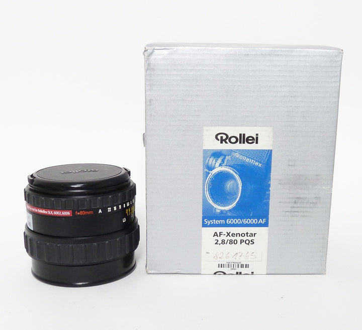 Rollei 80mm f/2.8 Schneider Xenotar PQS HFT Auto Focus Standard Lens for 6008AF Camera Medium Format Equipment - Medium Format Lenses Rollei 8261765