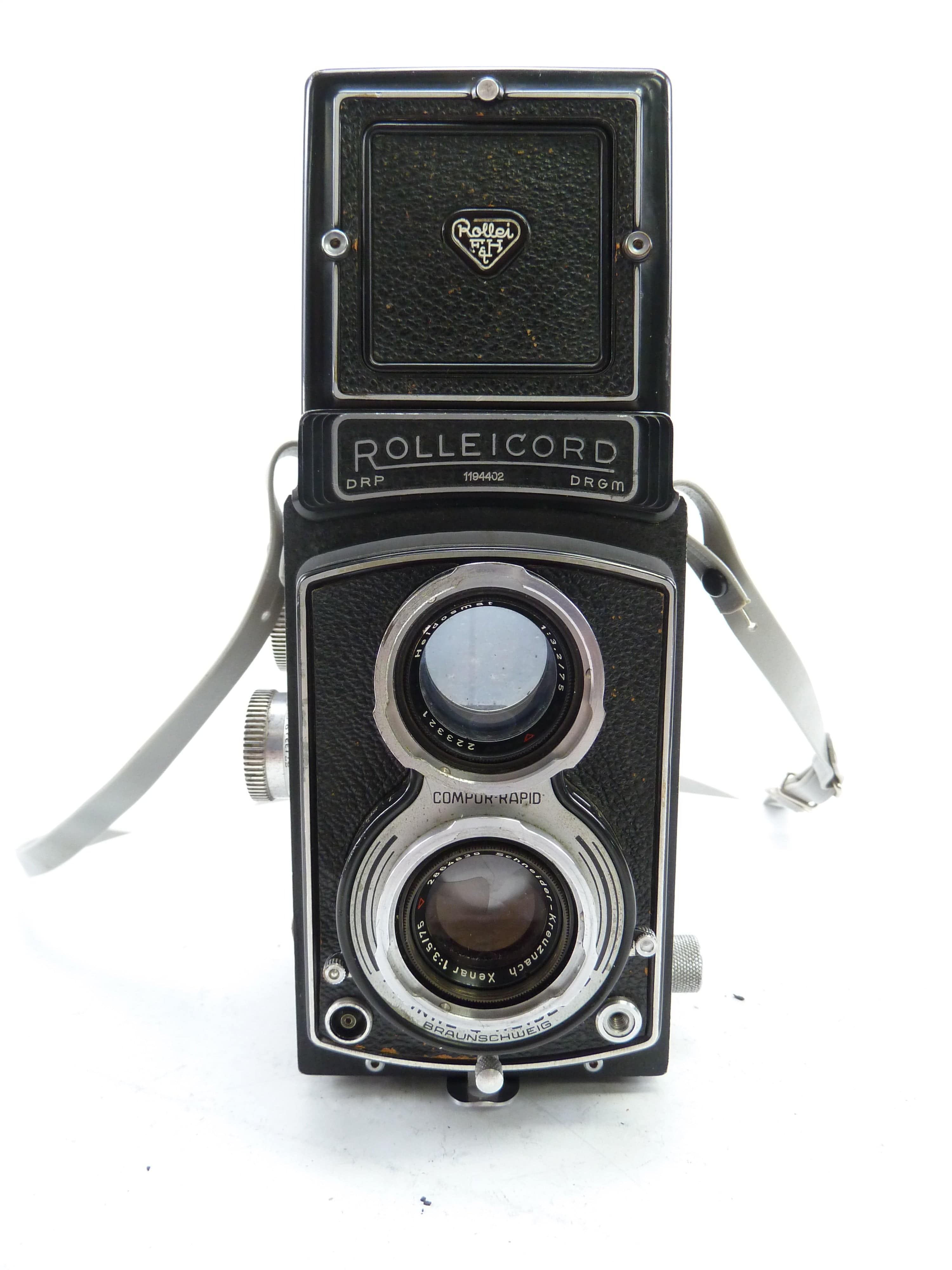 Rolleicord III Twin Lens Reflex Camera with Schneider Xenar 75MM F3.5 ...