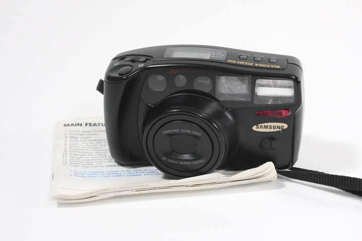 Samsung 35mm Film Camera Maxima Zoom 105 35mm Film Cameras - 35mm Point and Shoot Cameras Samsung 5D38629