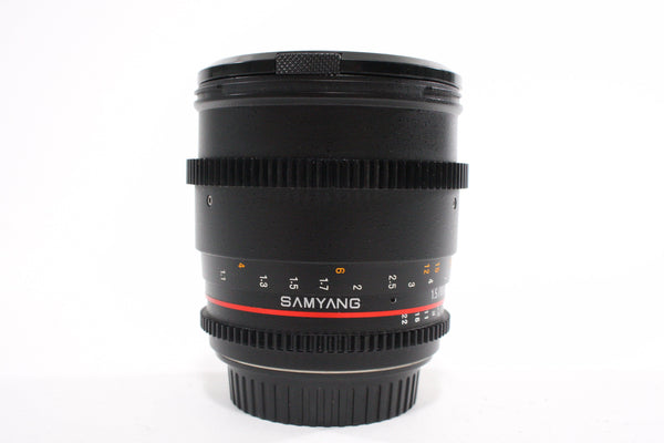 Samyang 85mm T/1.5 for AS IF UMC Canon EF Lenses Small Format - Canon EOS Mount Lenses - Canon EF Full Frame Lenses Samyang E113D0685