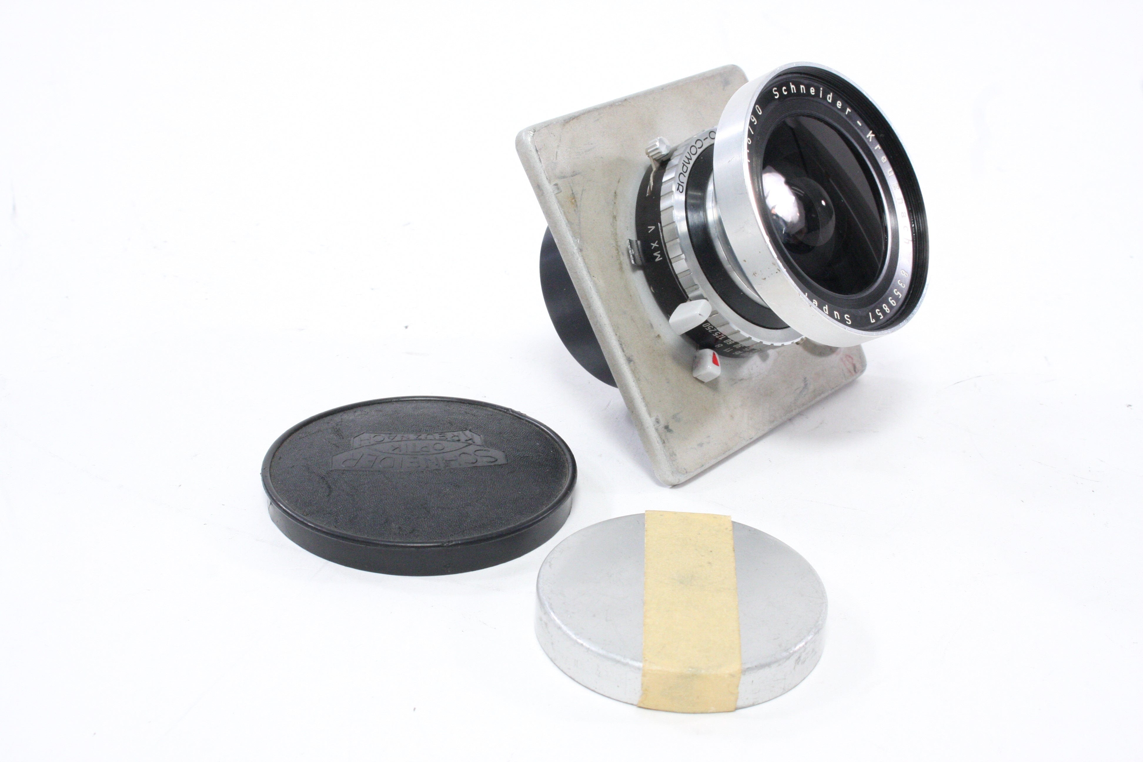 Schneider Super Angulon 90MM F8 Compur Shutter on 3.5 x 3.5 Inch Lens ...