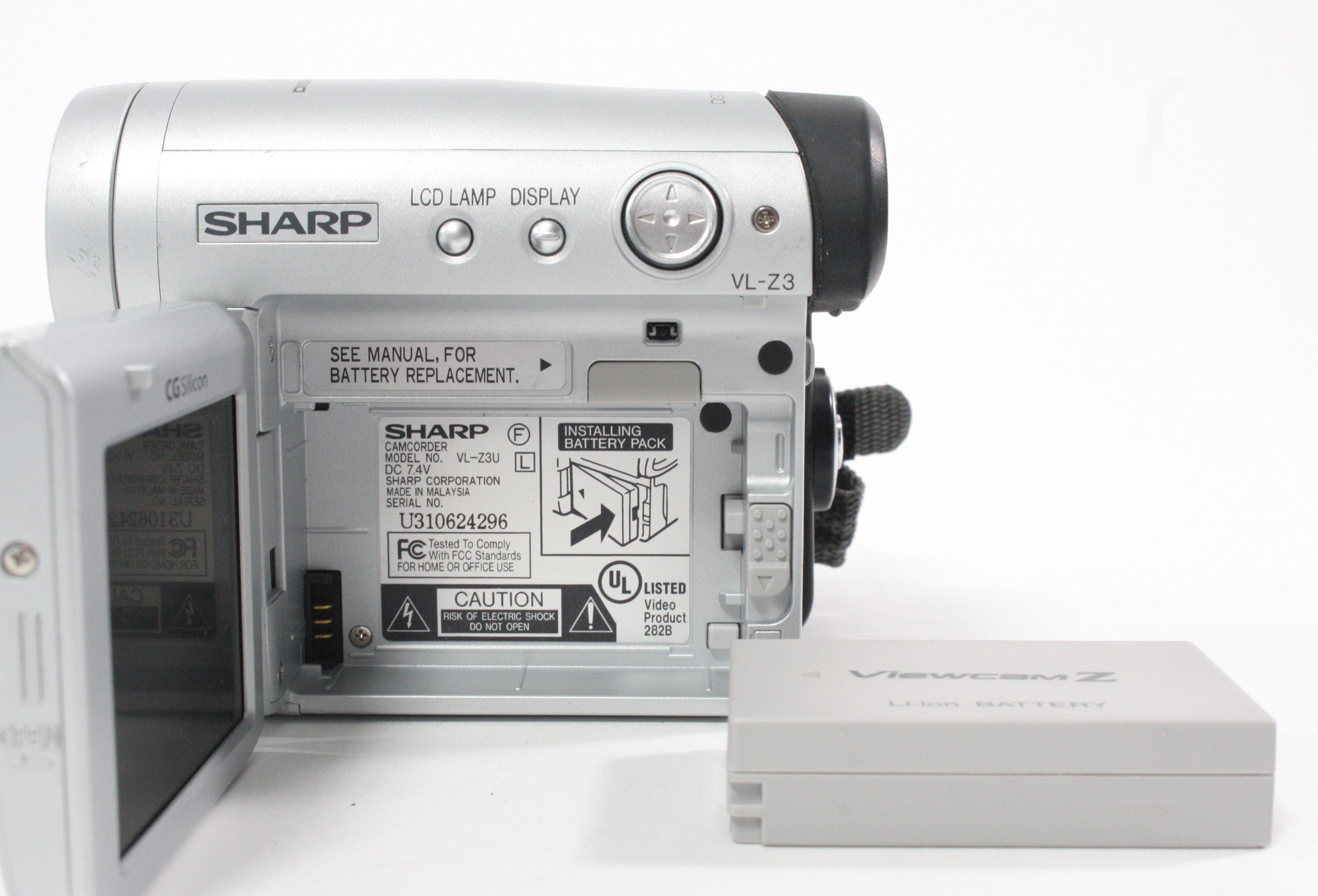 Sharp Viewcam Z Mini-DV VL3-CU Camcorder – Camera Exchange
