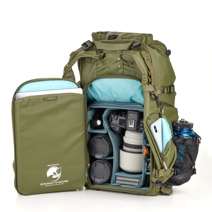 SHIMODA ACTION X40 V2 BACKPACK GREEN (Open Box) Bags and Cases Shimoda MAC520-130