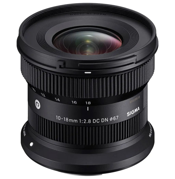 Sigma 10-18mm f/2.8 DC DN Contemporary Lens for Canon RF-S APS-C Lenses Small Format - Canon EOS Mount Lenses - Canon EOS RF-S Crop Sensor Lenses Sigma SIGMA207972