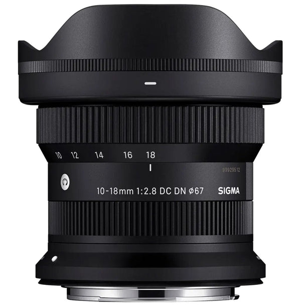 Sigma 10-18mm f/2.8 DC DN Contemporary Lens for Canon RF-S APS-C Lenses Small Format - Canon EOS Mount Lenses - Canon EOS RF-S Crop Sensor Lenses Sigma SIGMA207972