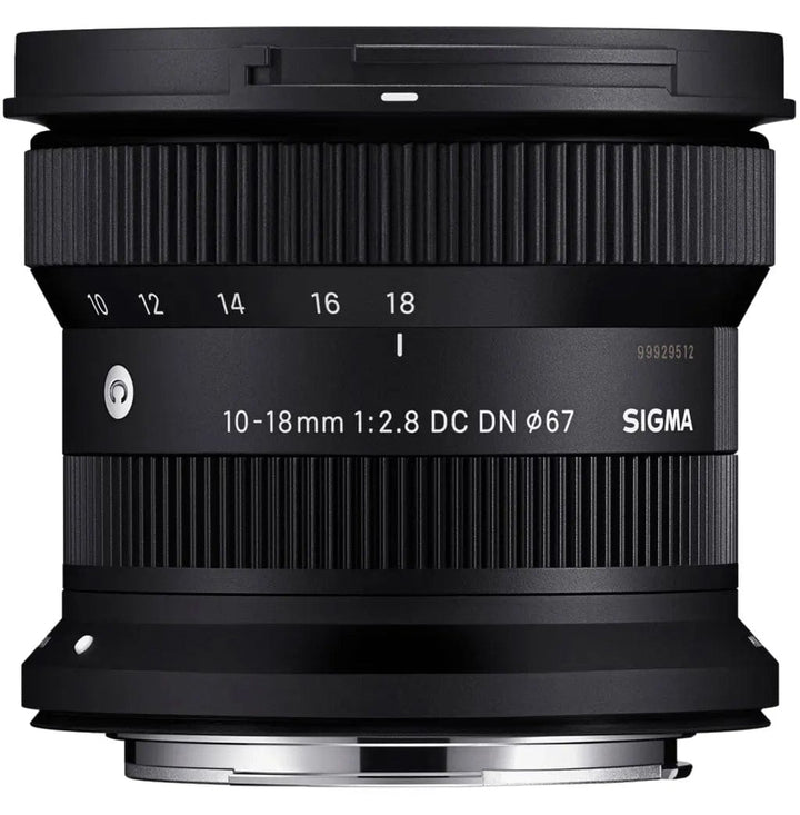 Sigma 10-18mm f/2.8 DC DN Contemporary Lens for Canon RF-S APS-C Lenses Small Format - Canon EOS Mount Lenses - Canon EOS RF-S Crop Sensor Lenses Sigma SIGMA207972