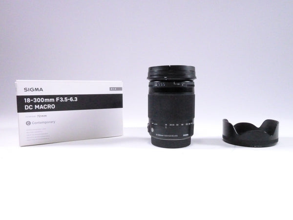 Sigma 18-300mm f/3.5-6.3 Contemporary DC MAcro OSHSM Lens for Canon EF Mount Lenses Small Format - Canon EOS Mount Lenses - Canon EF Full Frame Lenses Sigma 0715231110