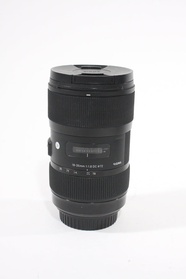 Sigma 18-35mm F1.8 DC for Canon EF Lenses Small Format - Canon EOS Mount Lenses - Canon EF Full Frame Lenses Sigma 53469750