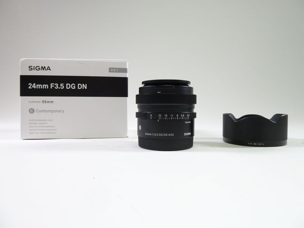Sigma 24mm f/3.5 DG DN Contemporary for Sony E Lenses Small Format - Sony E and FE Mount Lenses Sigma 55304865