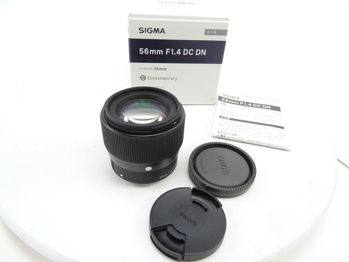 Sigma 56MM F1.4 DC DN for Sony E-Mount Lenses Small Format - Sony E and FE Mount Lenses - Sigma E and FE Mount Lenses New Sigma 922309