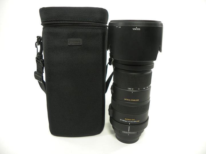 Sigma 50-500mm f/4-6.3 EX APO RF HSM Telephoto Zoom Lens for Canon EOS