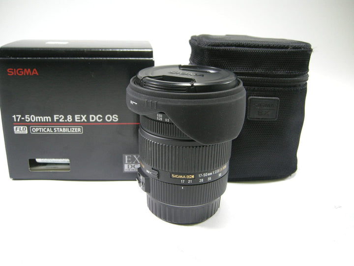 Sigma EX DC OS 17-50mm f2.8 Canon AF Mount (parts or Repair) Lenses Small Format - Canon EOS Mount Lenses Sigma 16309503