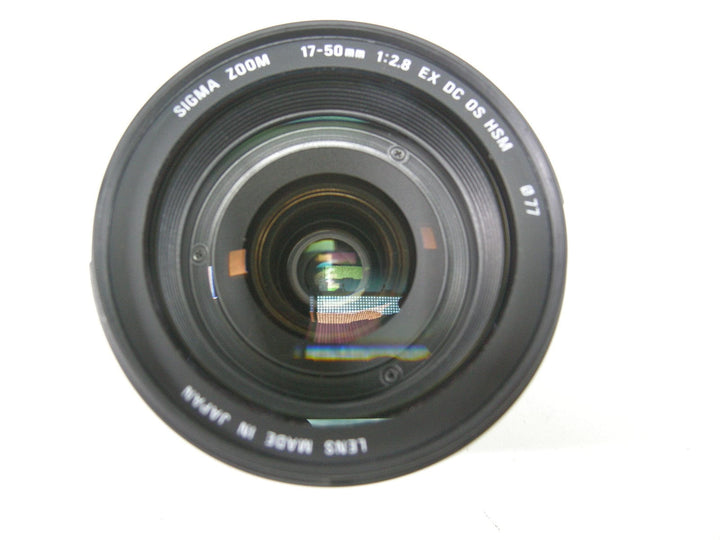 Sigma EX DC OS 17-50mm f2.8 Canon AF Mount (parts or Repair) Lenses Small Format - Canon EOS Mount Lenses Sigma 16309503