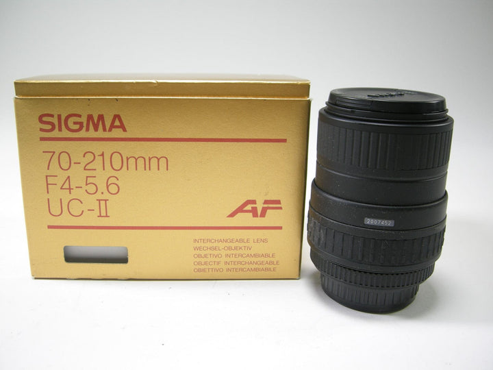 Sigma Zoom UC-II 70-210mm f4-5.6 Pentax AF Mt. Lenses Small Format - K AF Mount Lenses Sigma 2007452