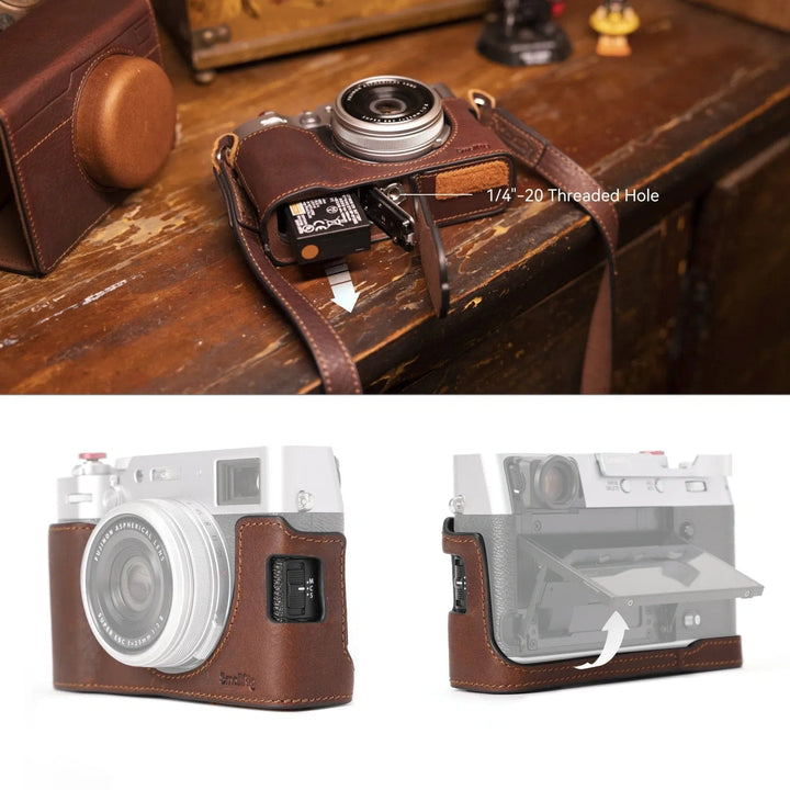 Small Rig Leather Case Kit for Fujifilm X100VI Bags and Cases SmallRig PRO73263