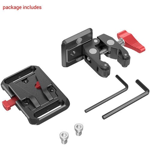SmallRig Mini V Mount Battery Plate with Crab-Shaped Clamp 2989 Cages and Rigs Promaster PRO1367