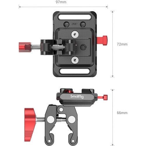 SmallRig Mini V Mount Battery Plate with Crab-Shaped Clamp 2989 Cages and Rigs Promaster PRO1367
