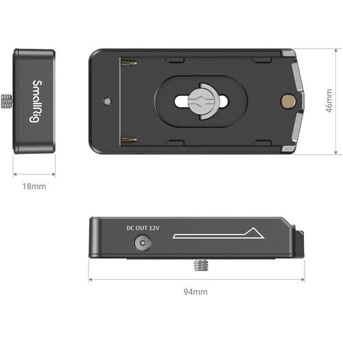 SmallRig NP-F Battery Adapter Plate Lite 3018 Cages and Rigs Promaster PRO2361