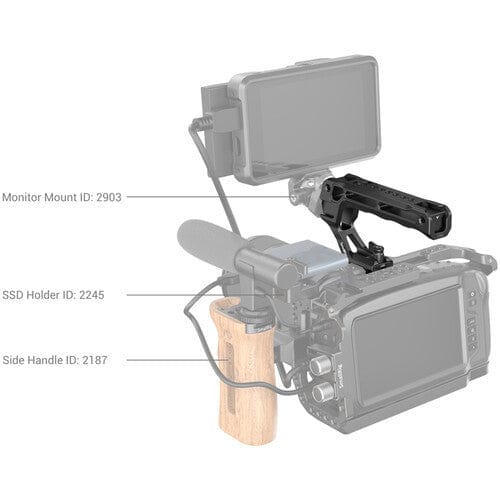 SmallRig Top Handle for Sony XLR and Panasonic XLR Adapter 3082