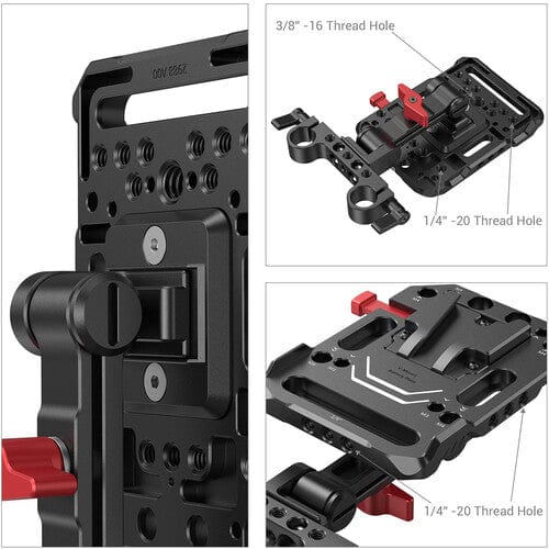 SmallRig V Mount Battery Plate with Adjustable Arm 2991 Cages and Rigs SmallRig PRO1376