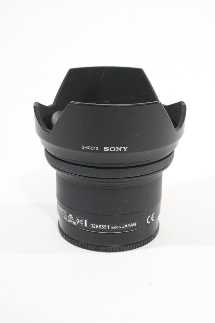 Sony 20mm F2.8 - A Mount Lens Lenses Small Format - SonyMinolta A Mount Lenses Sony 0288351A