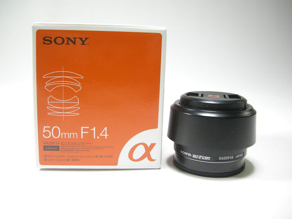 Sony 50mm f1.4 A Mt. lens Lenses Small Format - Sony E and FE Mount Lenses Sony 0400918