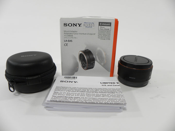 Sony a LA-EA5 Lens Mount Adapter A to E – Camera Exchange