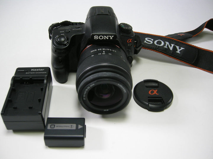 Sony A37 16.1mp Digital SLR w/DT 18-55 Shutter Ct. 7,779 Digital Cameras - Digital SLR Cameras Sony 2518774