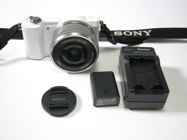 Sony a500 20.1mp Digital Mirrorless Camera (White) w/16-50 OSS E3.5-5.6 Digital Cameras - Digital SLR Cameras Sony 3423538