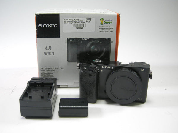 Sony a6000 24.3mp Mirrorless Digital Camera Body only Shutter Ct. 8,298 (Read) AS IS Digital Cameras - Digital Mirrorless Cameras Sony 3417128