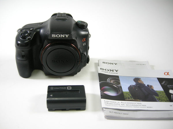 Sony A65 SLT HD AVCHD 24.3mp Digital SLR Body only Shutter#23,275 Digital Cameras - Digital SLR Cameras Sony 2288840