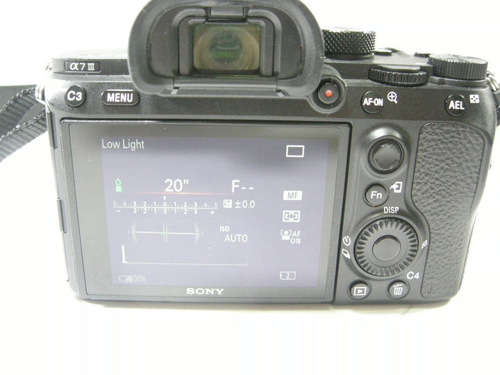 Sony a7 III 24.2mp Mirrorless Digital Camera Body Only Shutter #1,323 Digital Cameras - Digital Mirrorless Cameras Sony 6224562