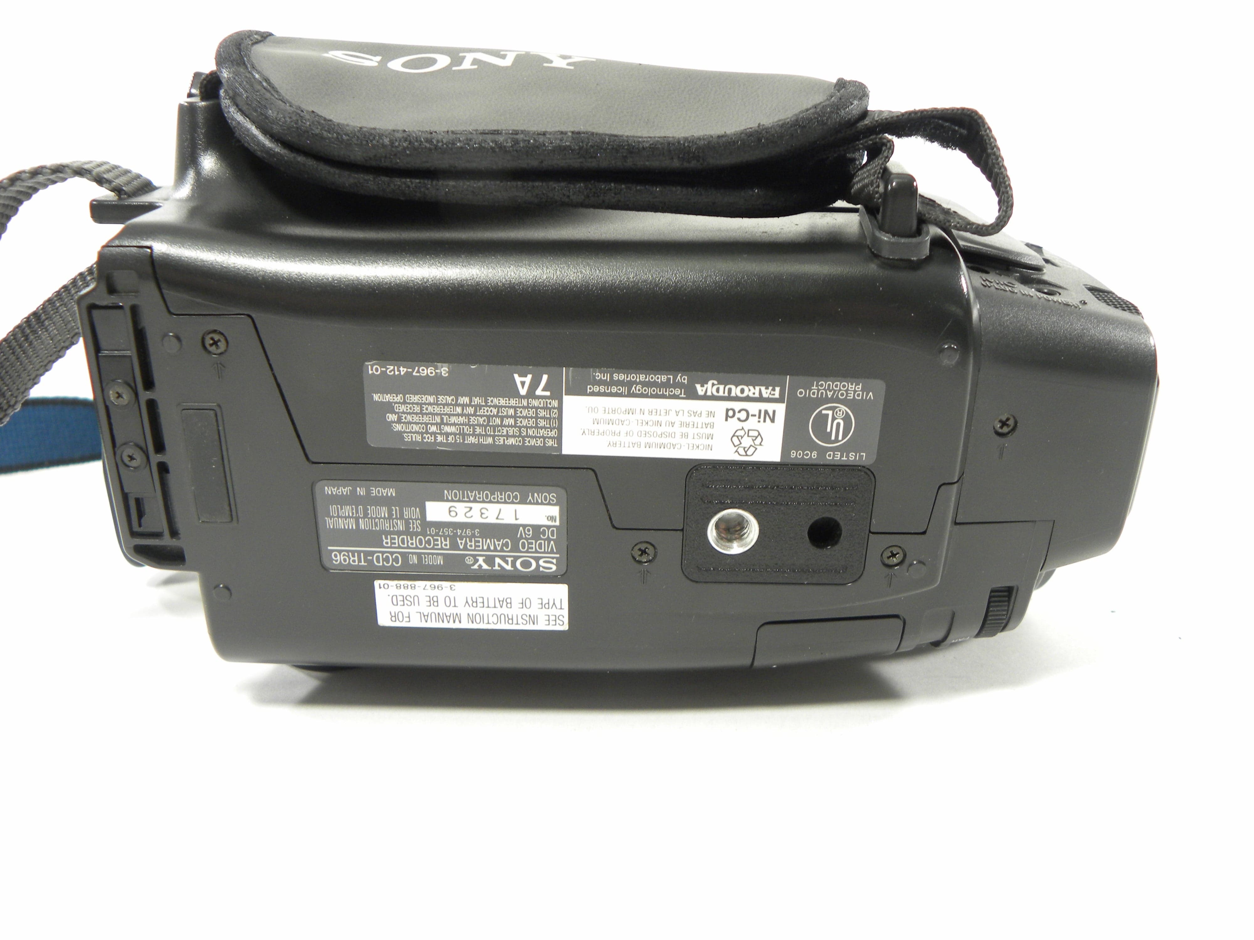 Sony CCD-TR96 Video 8 Handycam Camcorder – Camera Exchange