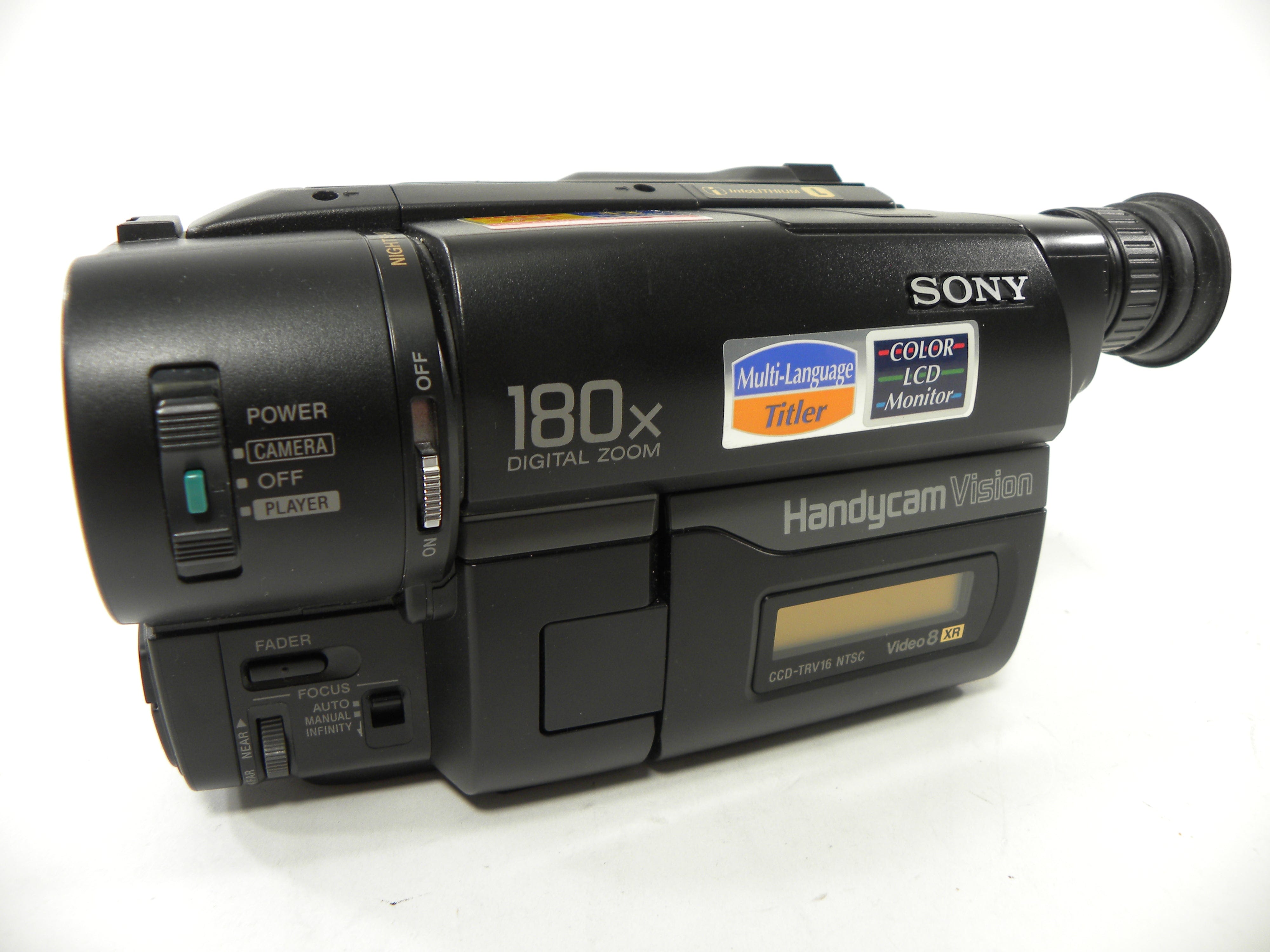 Sony CCD-TRV16 Video 8 XR Handycam Camcorder – Camera Exchange