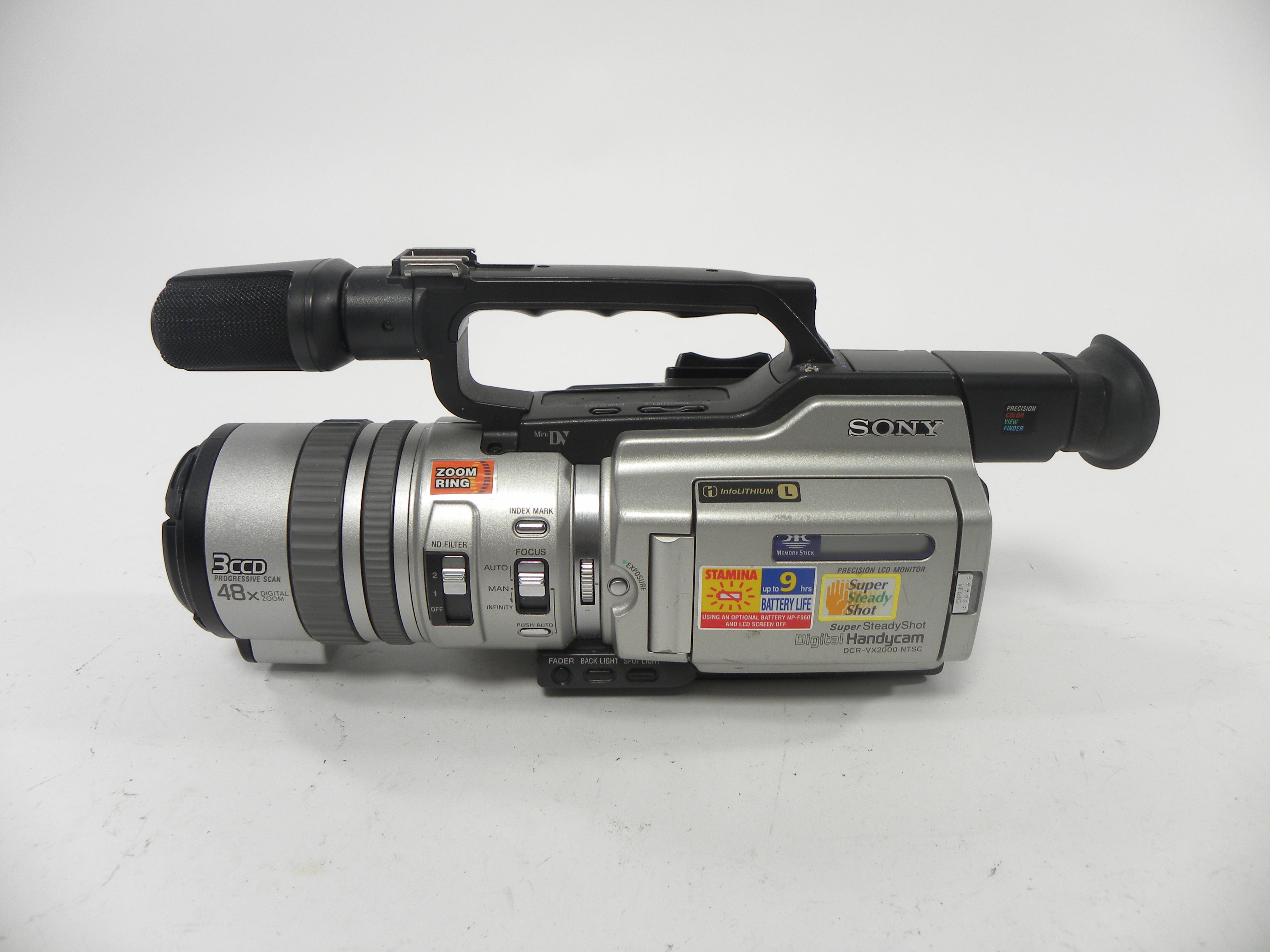 Sony DCR-VX2000 MiniDV Super Steady Shot Camcorder – Camera Exchange