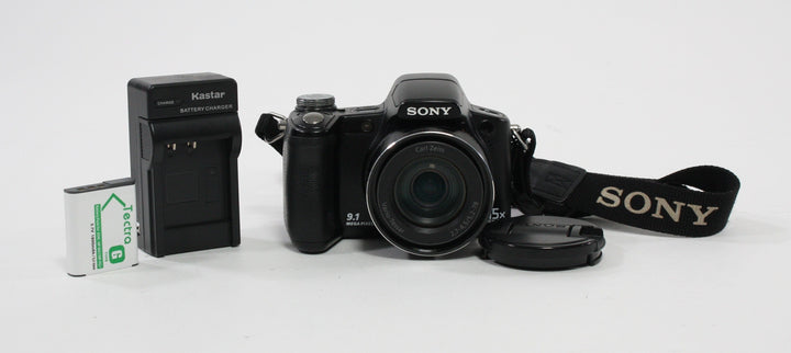 Sony DSC-H50 Digital Camera 15x Zoom 9.1mp Digital Cameras - Digital Point and Shoot Cameras Sony 595857