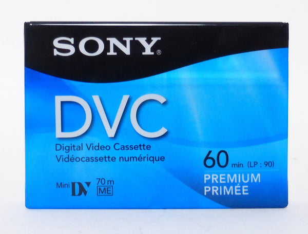 Sony DVC Mini DV Video Cassette 60 Minute Video Equipment - Video Tape Sony SONYMINIDV